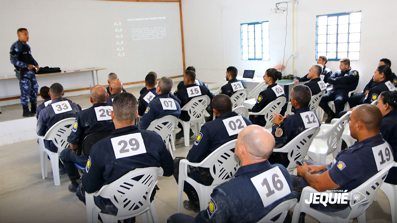 Guardas municipais de Jequié participam de aperfeiçoamento para atuação em grandes eventos